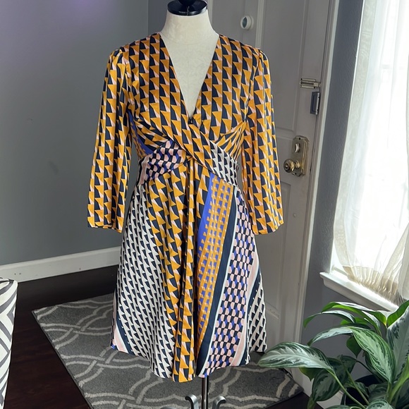 Bar 111 Geometric Print Dress - Picture 2 of 9